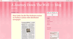 Desktop Screenshot of ajourneydownthewell.blogspot.com