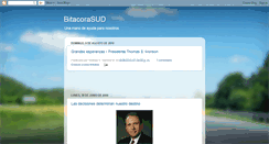 Desktop Screenshot of bitacorasud.blogspot.com