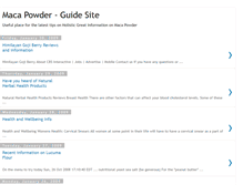 Tablet Screenshot of maca-powder-authority-site.blogspot.com