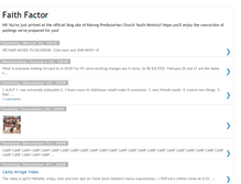 Tablet Screenshot of faithfactor.blogspot.com