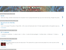 Tablet Screenshot of bornknitty.blogspot.com