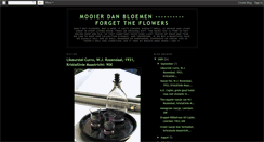 Desktop Screenshot of mooierdanbloemen.blogspot.com