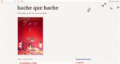 Desktop Screenshot of hachequehache.blogspot.com