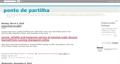 Desktop Screenshot of pontodepartilha.blogspot.com