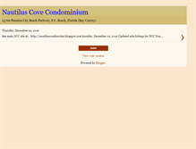 Tablet Screenshot of nautiluscondominium.blogspot.com