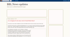 Desktop Screenshot of bblnewsupdates.blogspot.com