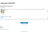 Tablet Screenshot of japaneseidoldvd.blogspot.com