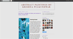 Desktop Screenshot of krishnapulkundwar.blogspot.com