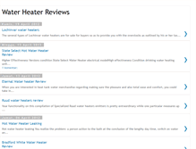 Tablet Screenshot of mywaterheaters.blogspot.com