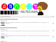 Tablet Screenshot of animacionartesanalespeciales.blogspot.com