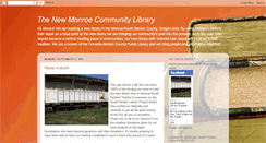 Desktop Screenshot of monroelibraryor.blogspot.com