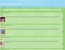 Tablet Screenshot of craftybeancounter.blogspot.com