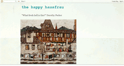Desktop Screenshot of happyhausfrau.blogspot.com
