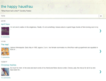 Tablet Screenshot of happyhausfrau.blogspot.com