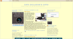 Desktop Screenshot of catsexclusive.blogspot.com