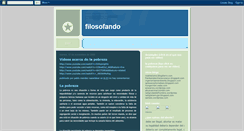 Desktop Screenshot of filosofandoanahuac.blogspot.com