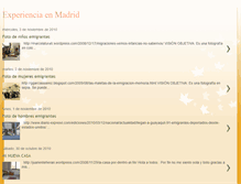 Tablet Screenshot of experienciaenmadrid.blogspot.com