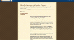 Desktop Screenshot of how-to-become-a-wedding-planner.blogspot.com