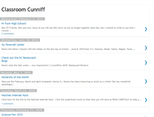 Tablet Screenshot of classroomcunniff.blogspot.com
