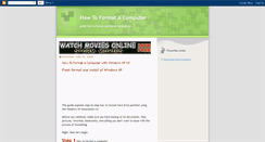 Desktop Screenshot of how-to-format-computer.blogspot.com
