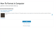 Tablet Screenshot of how-to-format-computer.blogspot.com