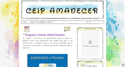 Desktop Screenshot of ceipamanecer.blogspot.com