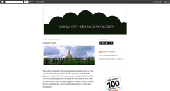 Desktop Screenshot of coisasquenaosaemnobanho.blogspot.com