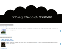 Tablet Screenshot of coisasquenaosaemnobanho.blogspot.com