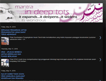 Tablet Screenshot of mantra-indeeptots.blogspot.com