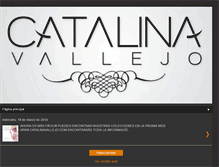 Tablet Screenshot of catalinavallejo.blogspot.com