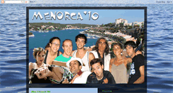 Desktop Screenshot of menorca10.blogspot.com