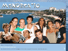 Tablet Screenshot of menorca10.blogspot.com