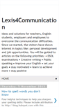 Mobile Screenshot of lexis4communication.blogspot.com