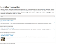 Tablet Screenshot of lexis4communication.blogspot.com