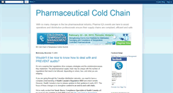 Desktop Screenshot of pharmacoldchain.blogspot.com