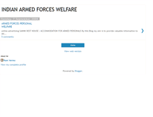 Tablet Screenshot of forceswelfare.blogspot.com