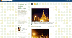 Desktop Screenshot of myanmar1.blogspot.com