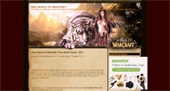 Desktop Screenshot of freeworldofwarcraftwow.blogspot.com