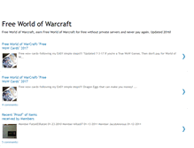 Tablet Screenshot of freeworldofwarcraftwow.blogspot.com