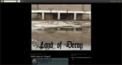 Desktop Screenshot of lndofdecay.blogspot.com