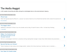 Tablet Screenshot of mediamaggot.blogspot.com
