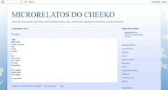 Desktop Screenshot of microrelatosdocheeko.blogspot.com