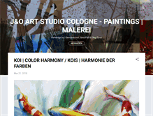 Tablet Screenshot of paintings-joartcologne.blogspot.com
