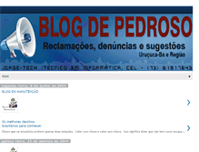 Tablet Screenshot of blogdepedroso.blogspot.com