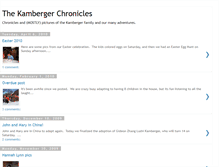 Tablet Screenshot of kambergerchronicles.blogspot.com