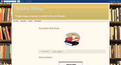Desktop Screenshot of aniplay-manga.blogspot.com