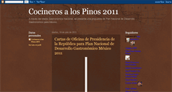 Desktop Screenshot of cocinerosalospinos.blogspot.com