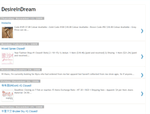 Tablet Screenshot of desireindream.blogspot.com