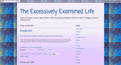 Desktop Screenshot of excessivelyexaminedlife.blogspot.com