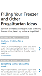 Mobile Screenshot of fillingmyfreezer.blogspot.com
